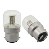 Boat Led Bulb, 1.8 watts - Globe Candle Led - 10-30 volts - B22 - White - D28*51mm - T28-20L-B22-W - AZLED